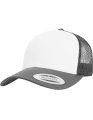Truckers Cap Beechfield Retro Colored Front Dark Grey-wit-dark Grey